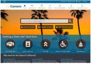 CalCareers のWebサイトイメージ