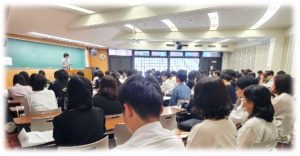 春季キャンパスビジット2025模擬講義風景