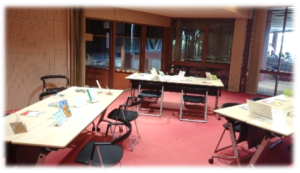 展示会場の風景
